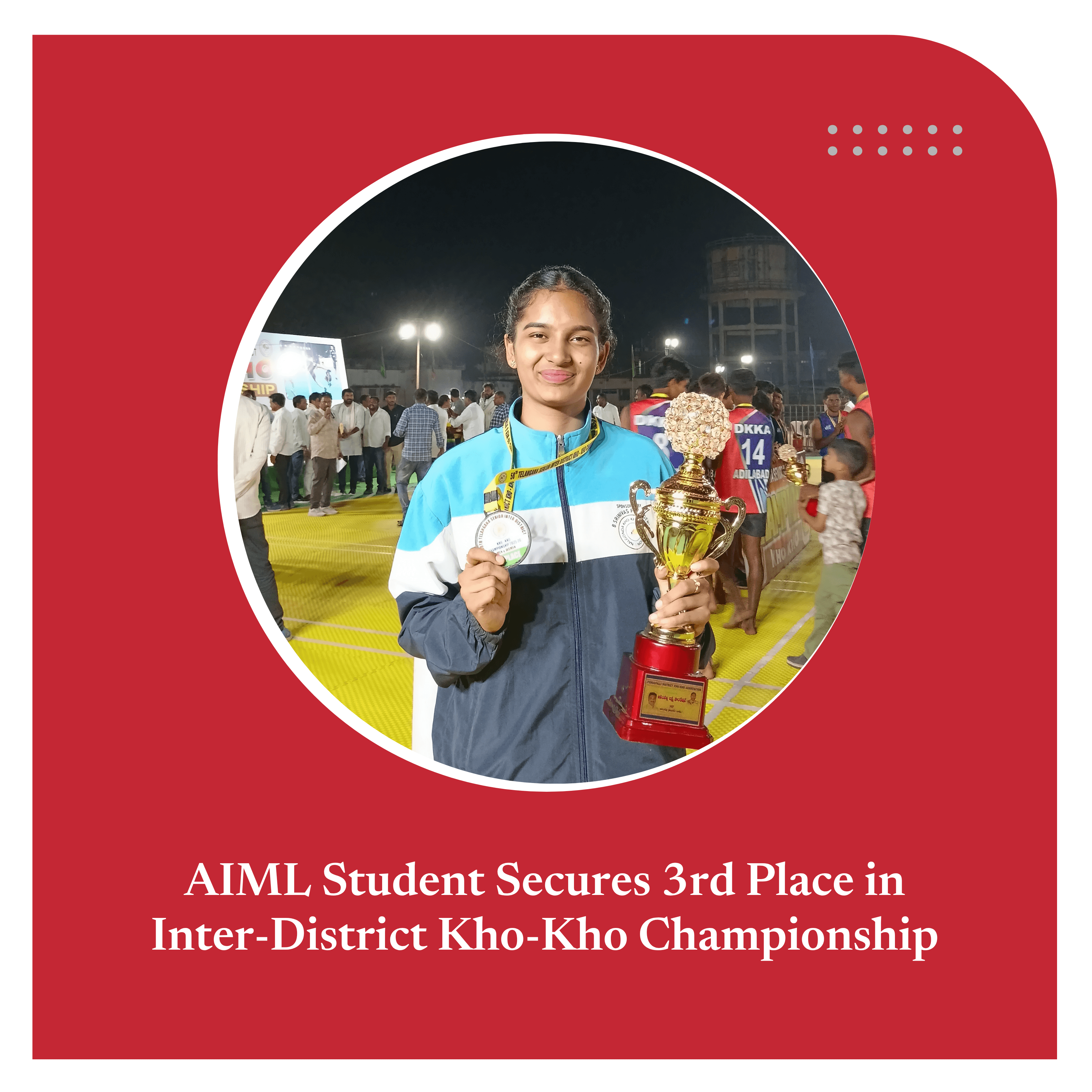 3rd Place – 58th Senior Inter-District Kho-Kho Championship