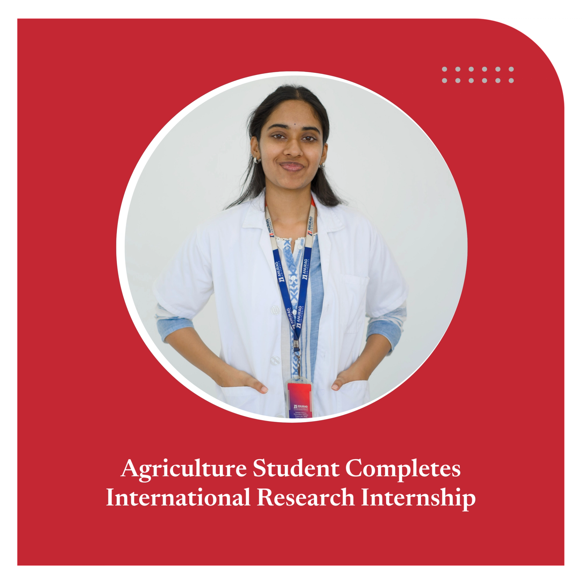 Agriculture Student Completes International Research Internship