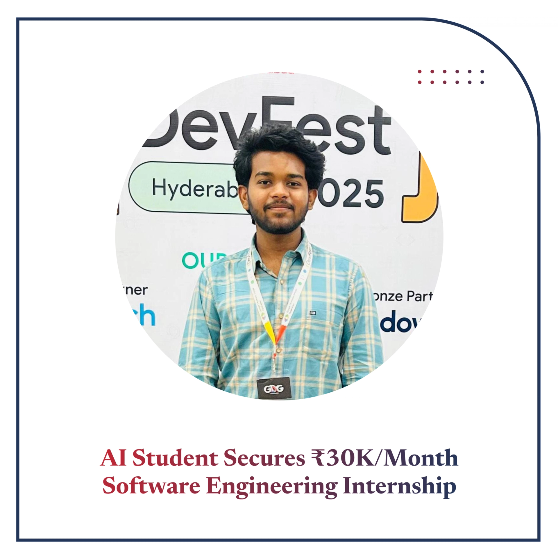 AI Talent Lands ₹30K/Month Software Engineering Internship